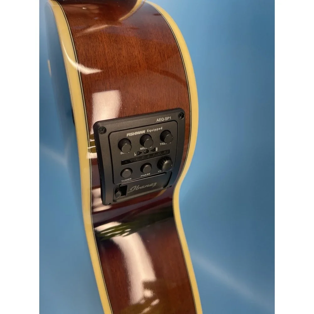 Beautiful Ibanez AEG10II-VS-R3-01 Acoustic Electric Guitar + Case